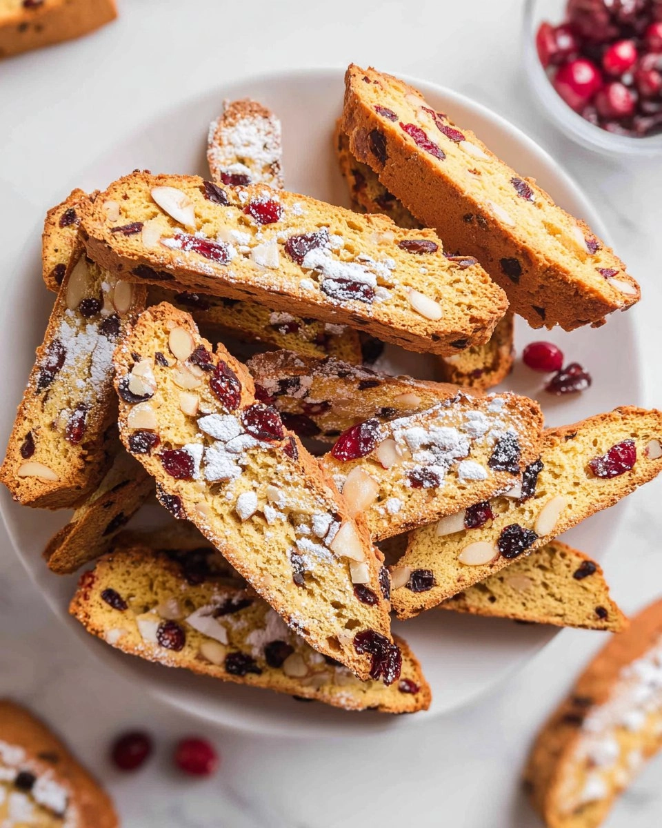 Cranberry Orange Biscotti