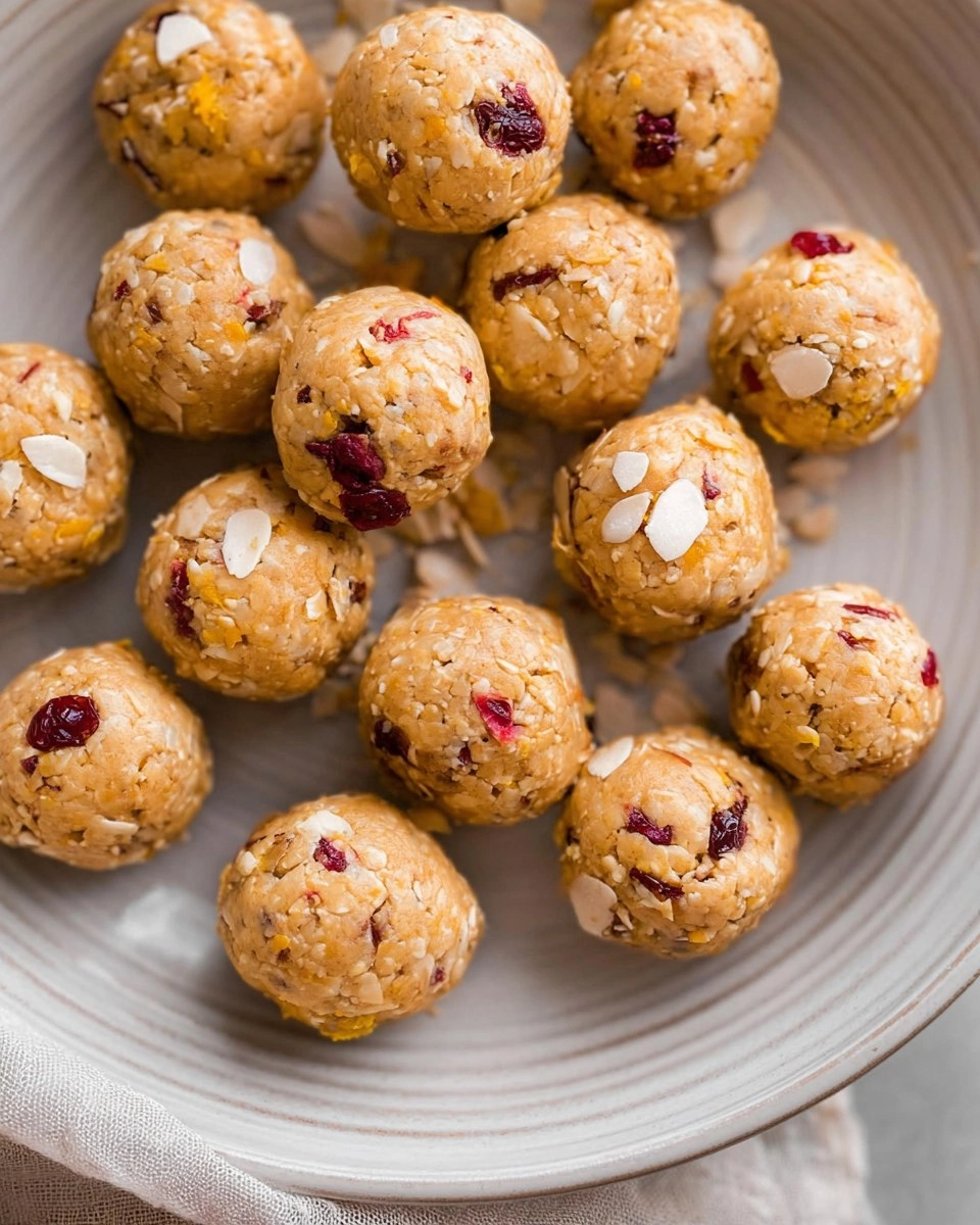 Cranberry Orange Protein Balls