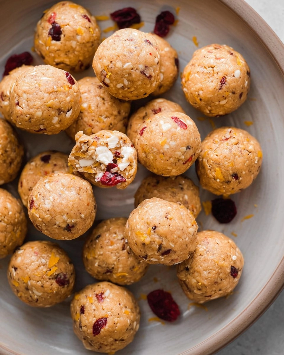 Cranberry Orange Protein Balls