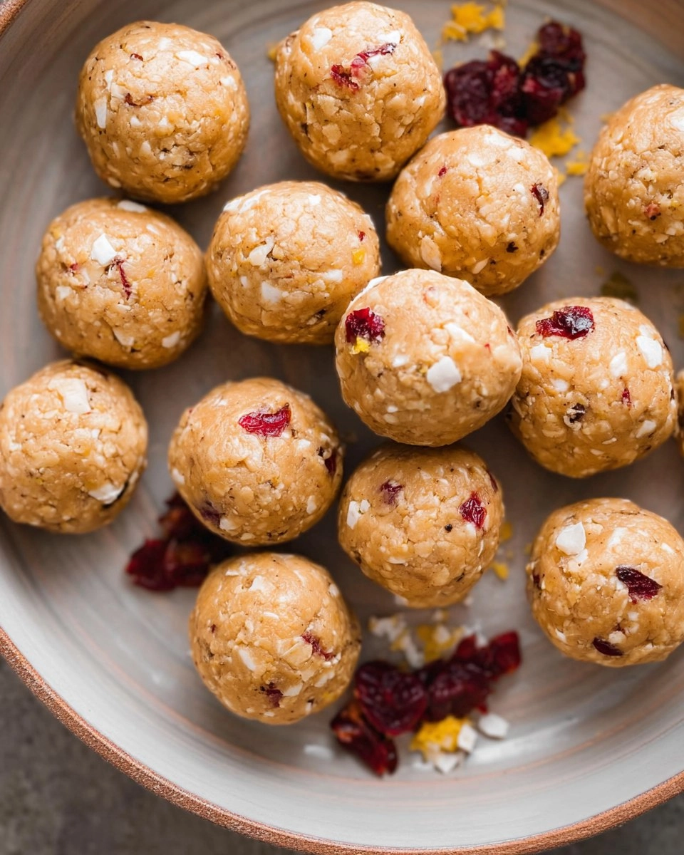 Cranberry Orange Protein Balls