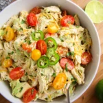 Creamy Chicken and Avocado Salad with Lime Yogurt Dressing 93 Creamy-Chicken-and-Avocado-Salad-with-Lime-Yogurt-Dressing-Recipe