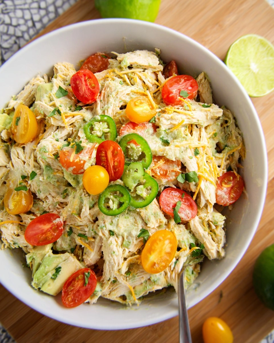 Creamy Chicken and Avocado Salad with Lime Yogurt Dressing 90 Creamy Chicken and Avocado Salad with Lime Yogurt Dressing
