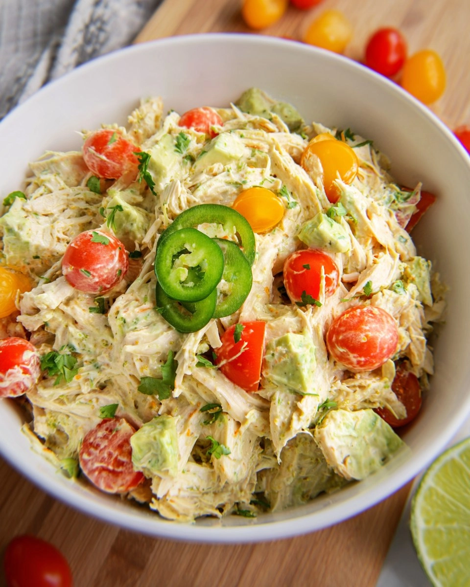 Creamy Chicken and Avocado Salad with Lime Yogurt Dressing 91 Creamy Chicken and Avocado Salad with Lime Yogurt Dressing
