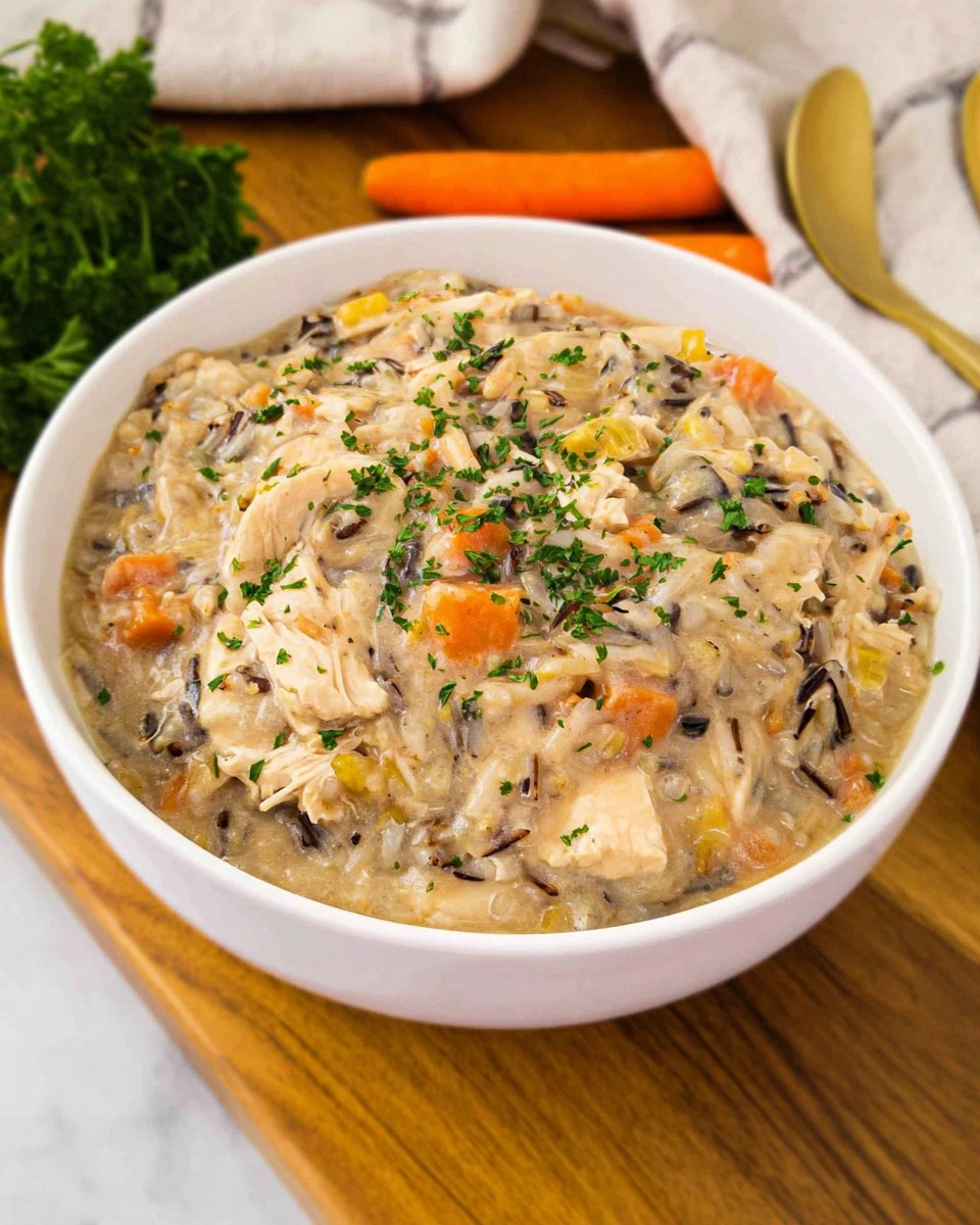 Crockpot Chicken and Wild Rice Soup