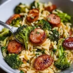 Chicken Sausage and Broccoli Orzo 93 Delicious-Recipe-Chicken-Sausage-and-Broccoli-Orzo-Recipe