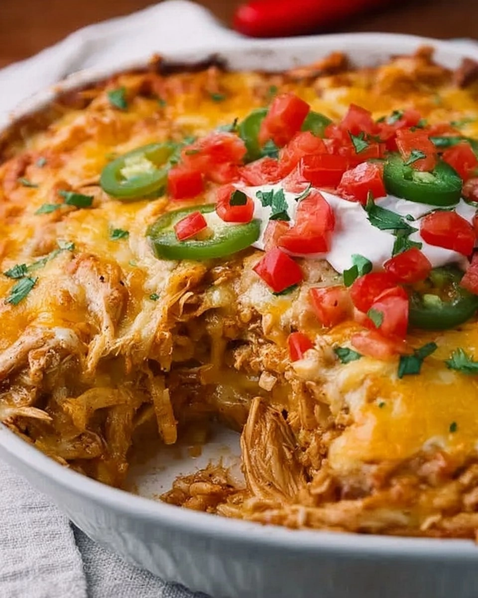 Easy Chicken Fajita Casserole
