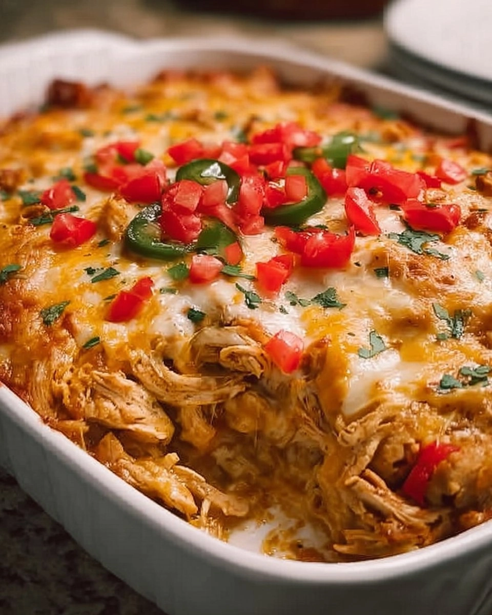 Easy Chicken Fajita Casserole