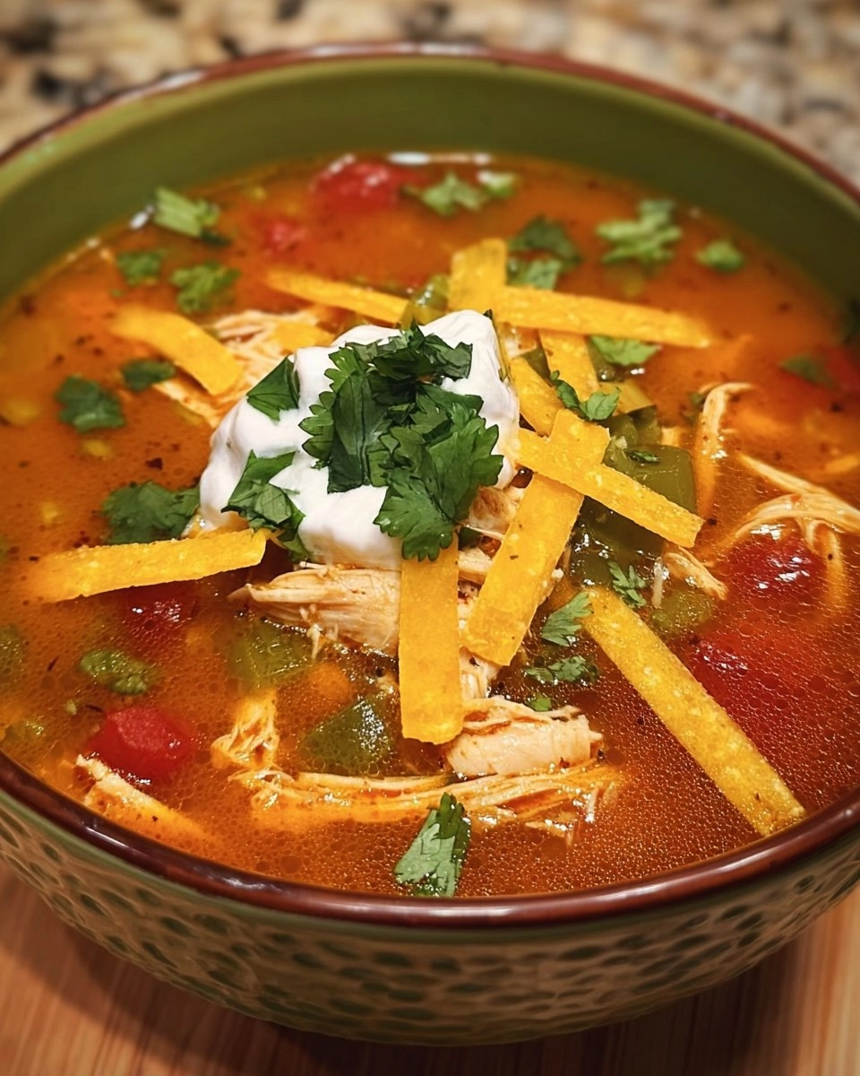 Easy Chicken Tortilla Soup 122 Easy Chicken Tortilla Soup