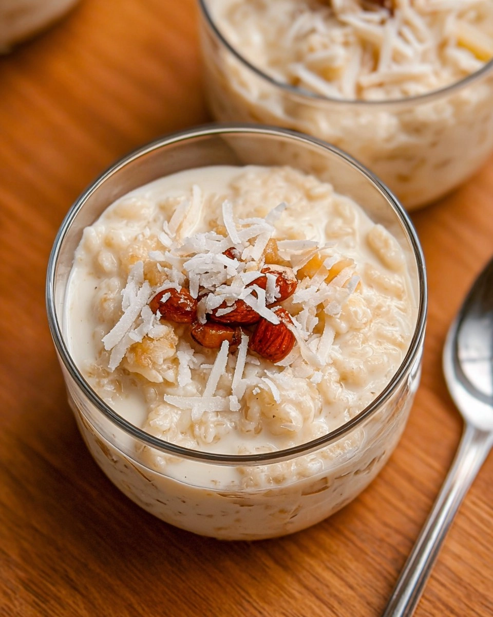 Easy Coconut Rice Pudding: Creamy Comfort Tropical Dessert