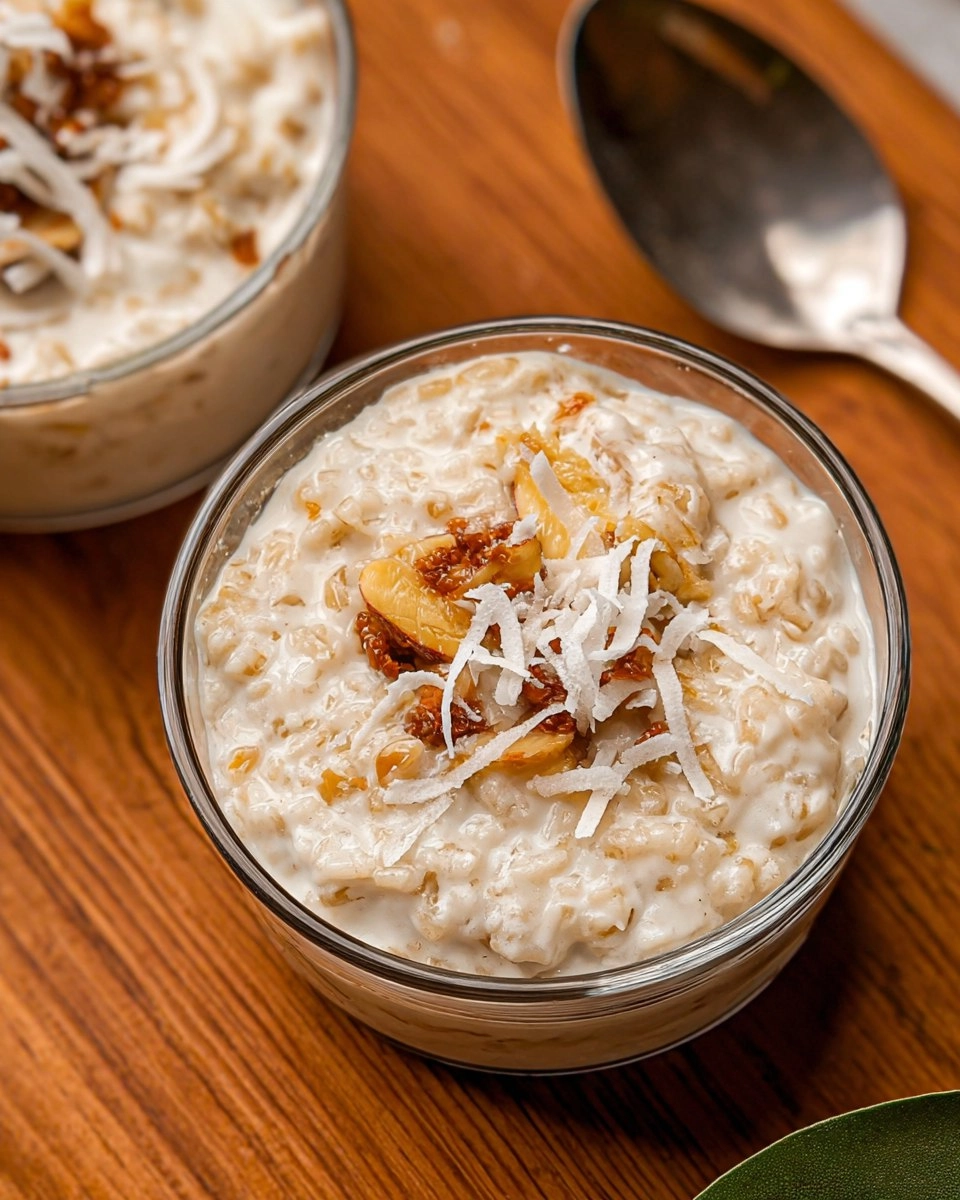 Easy Coconut Rice Pudding: Creamy Comfort Tropical Dessert