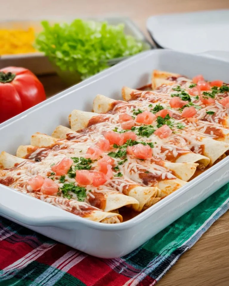 Easy-Healthy-Chicken-Enchiladas-Recipe