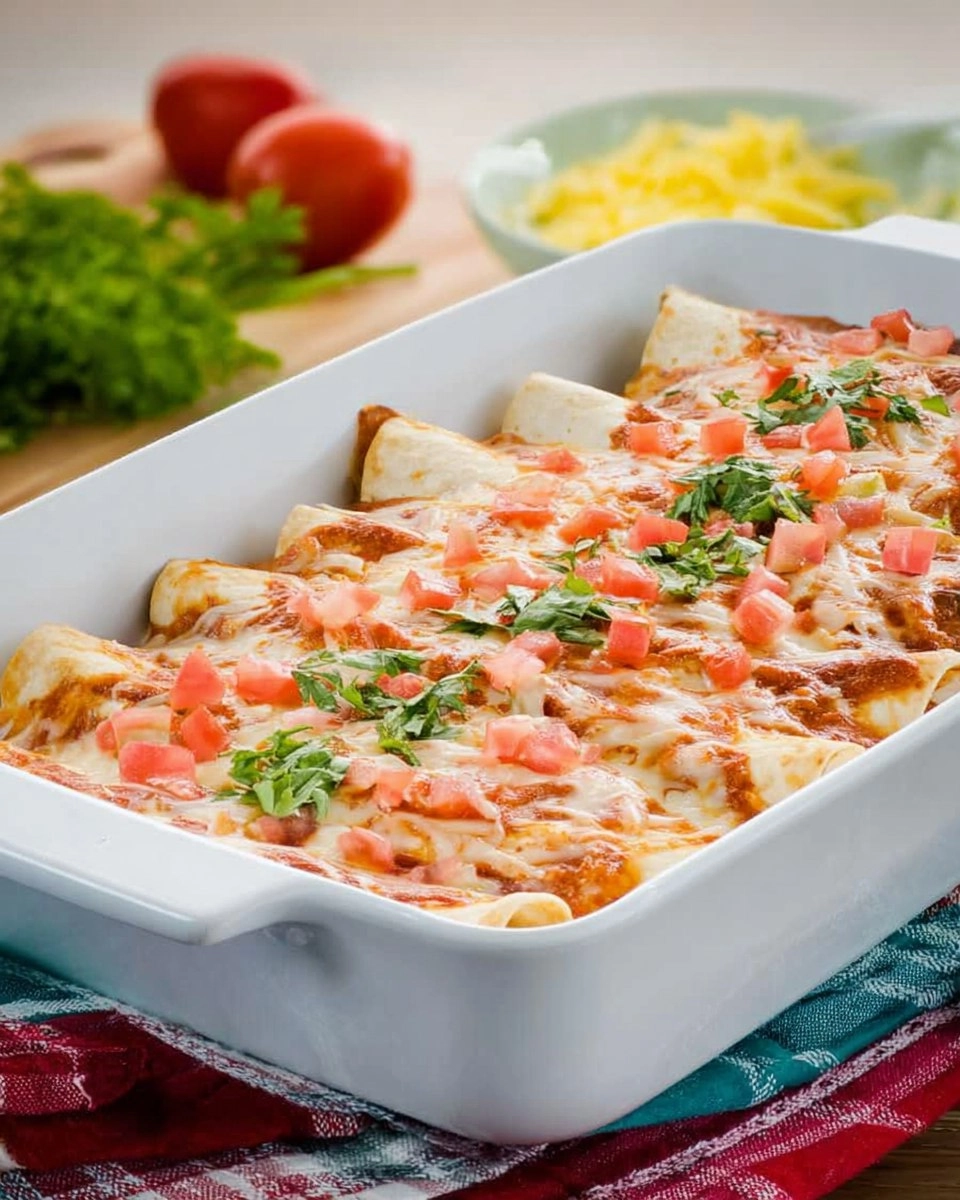 Easy Healthy Chicken Enchiladas
