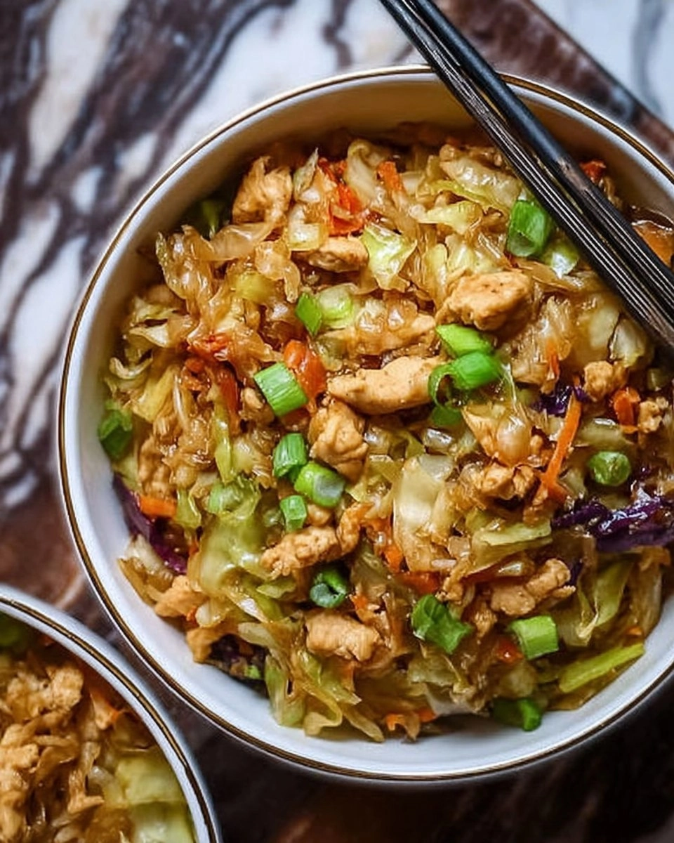Egg Roll Bowls with Chicken and Cabbage 92 Egg Roll Bowls with Chicken and Cabbage