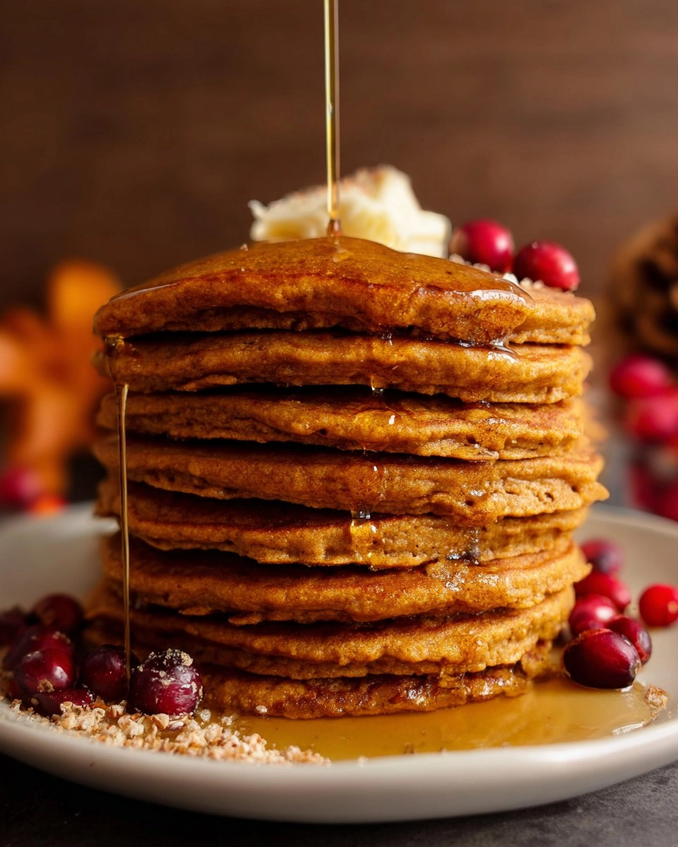 Fluffy Gingerbread Pancakes