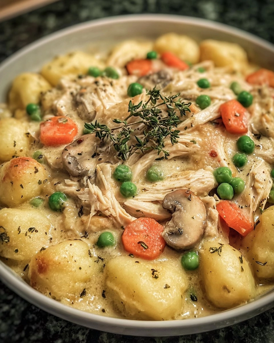 Gnocchi Chicken Pot Pie