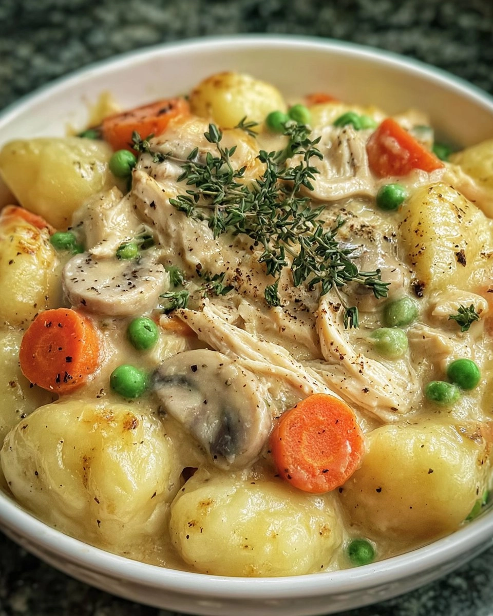 Gnocchi Chicken Pot Pie