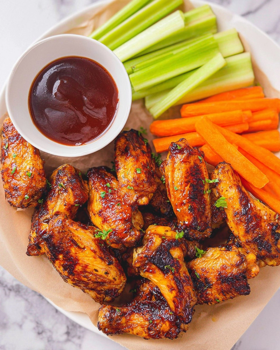 Healthy BBQ Chicken Wings
