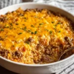 Healthy-Cheesy-Ground-Beef-Rice-Casserole-Recipe