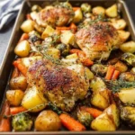 Healthy-Sheet-Pan-Maple-Mustard-Roasted-Chicken-Recipe