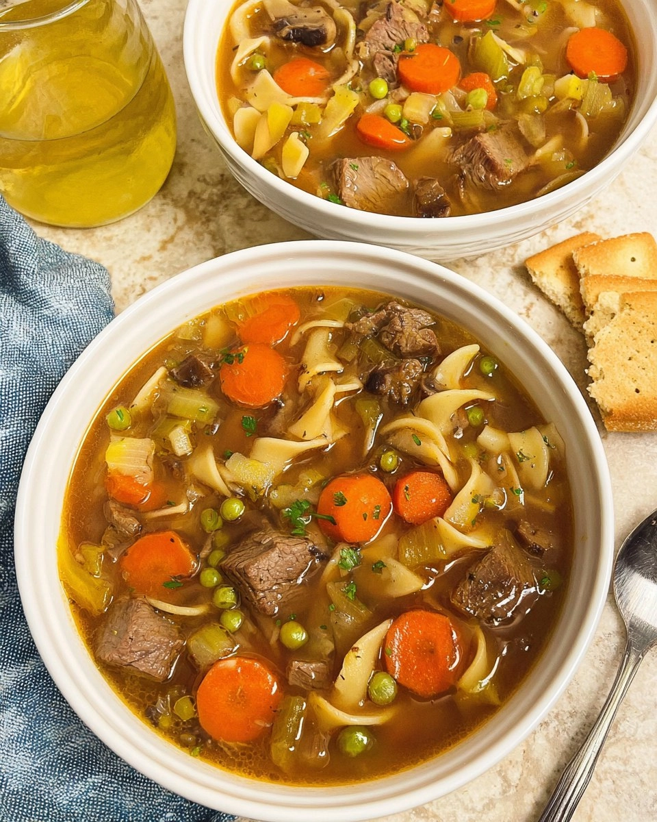 Leftover Prime Rib Soup (Without Bones)