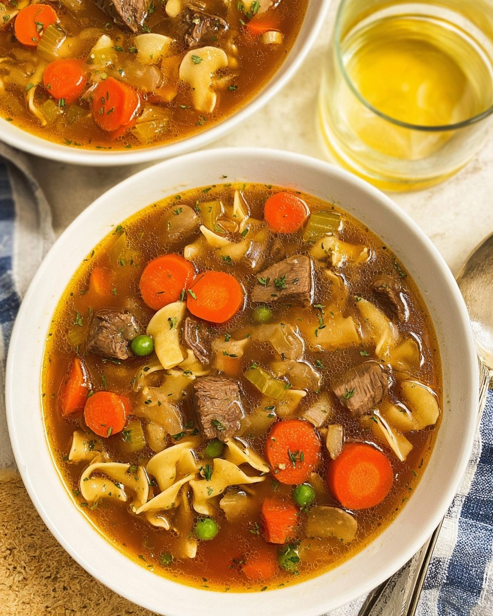 Leftover Prime Rib Soup (Without Bones)