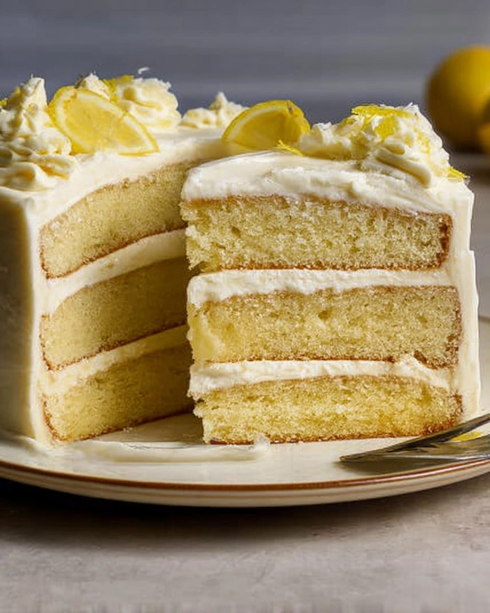 Lemon Mascarpone Cake: Moist Lemon Layers with Fluffy Cream