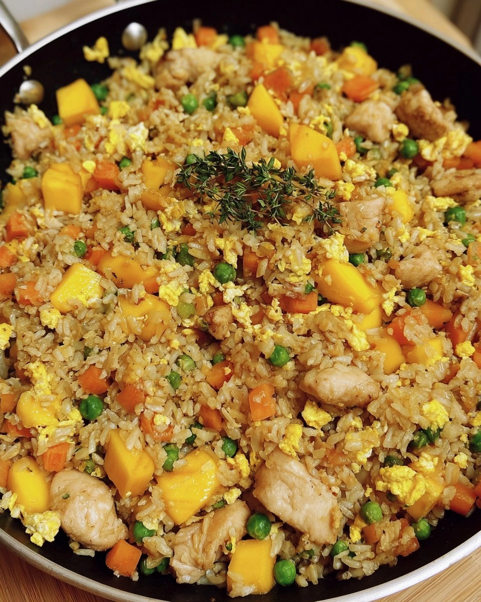 Mango Chicken Fried Rice