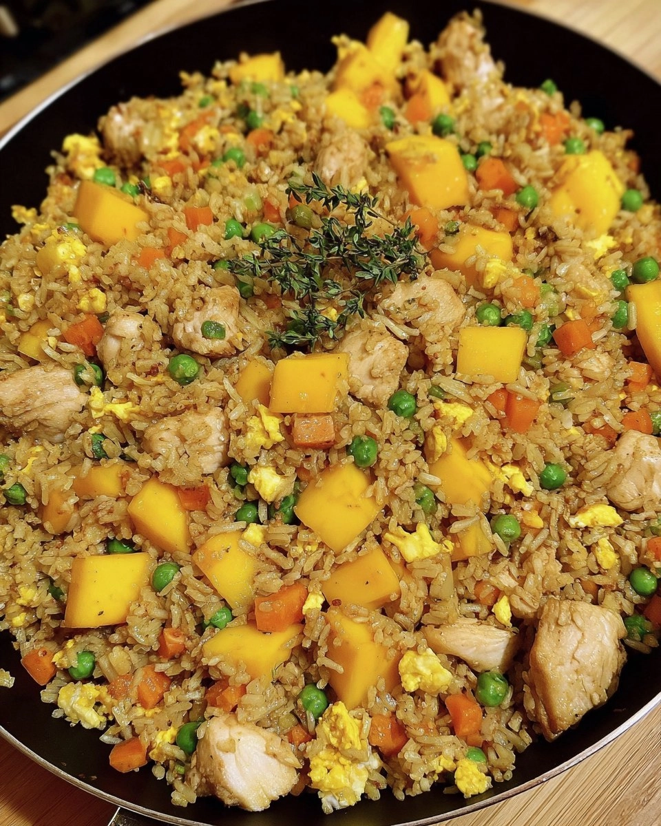Mango Chicken Fried Rice