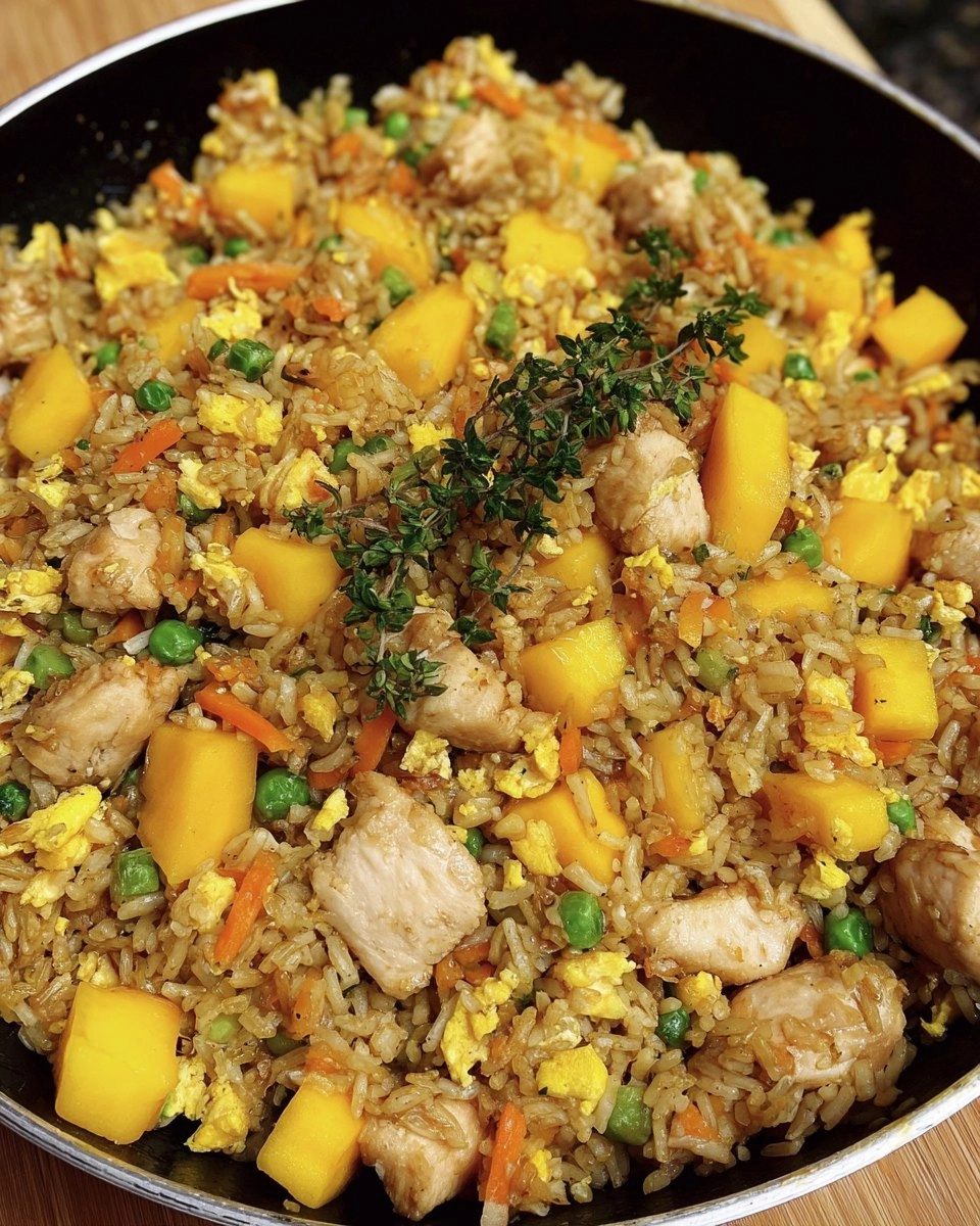 Mango Chicken Fried Rice