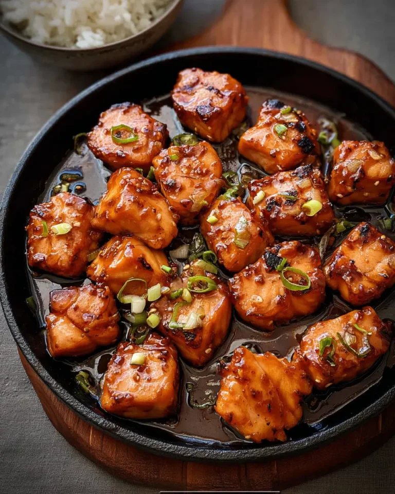Maple Glazed Salmon Bites