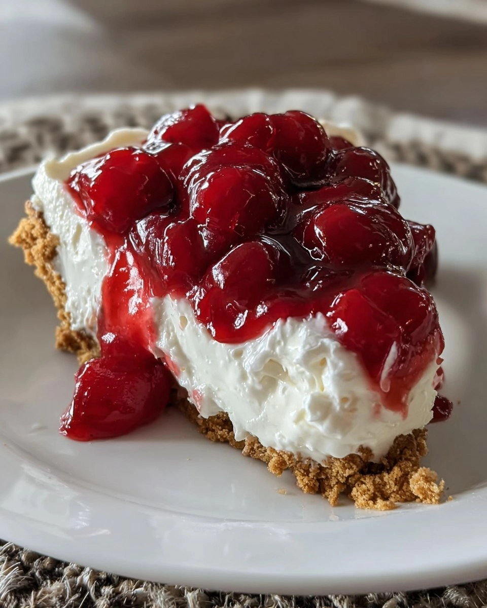 No-Bake Cherry Cheesecake
