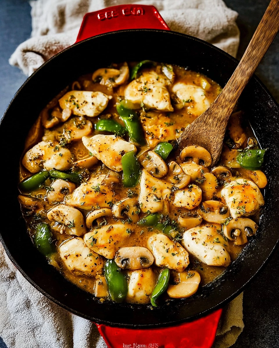 Onion Soup Gravy Chicken Skillet