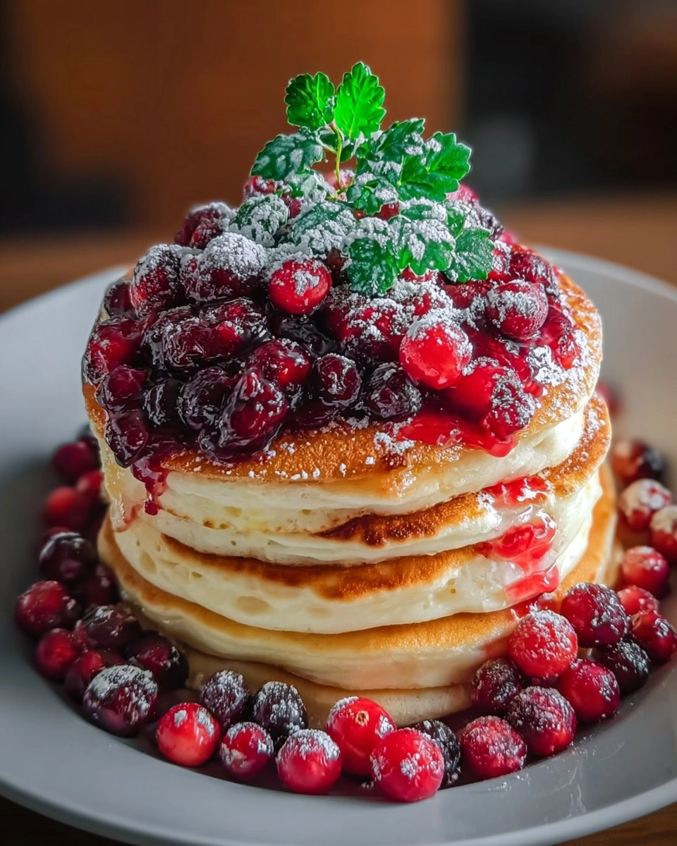 Pancake Stack Berry Holly