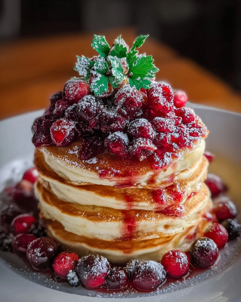 Pancake Stack Berry Holly