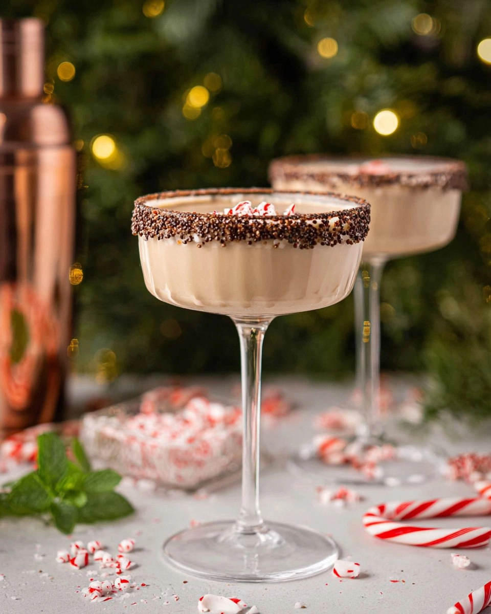 Peppermint Espresso Martinis