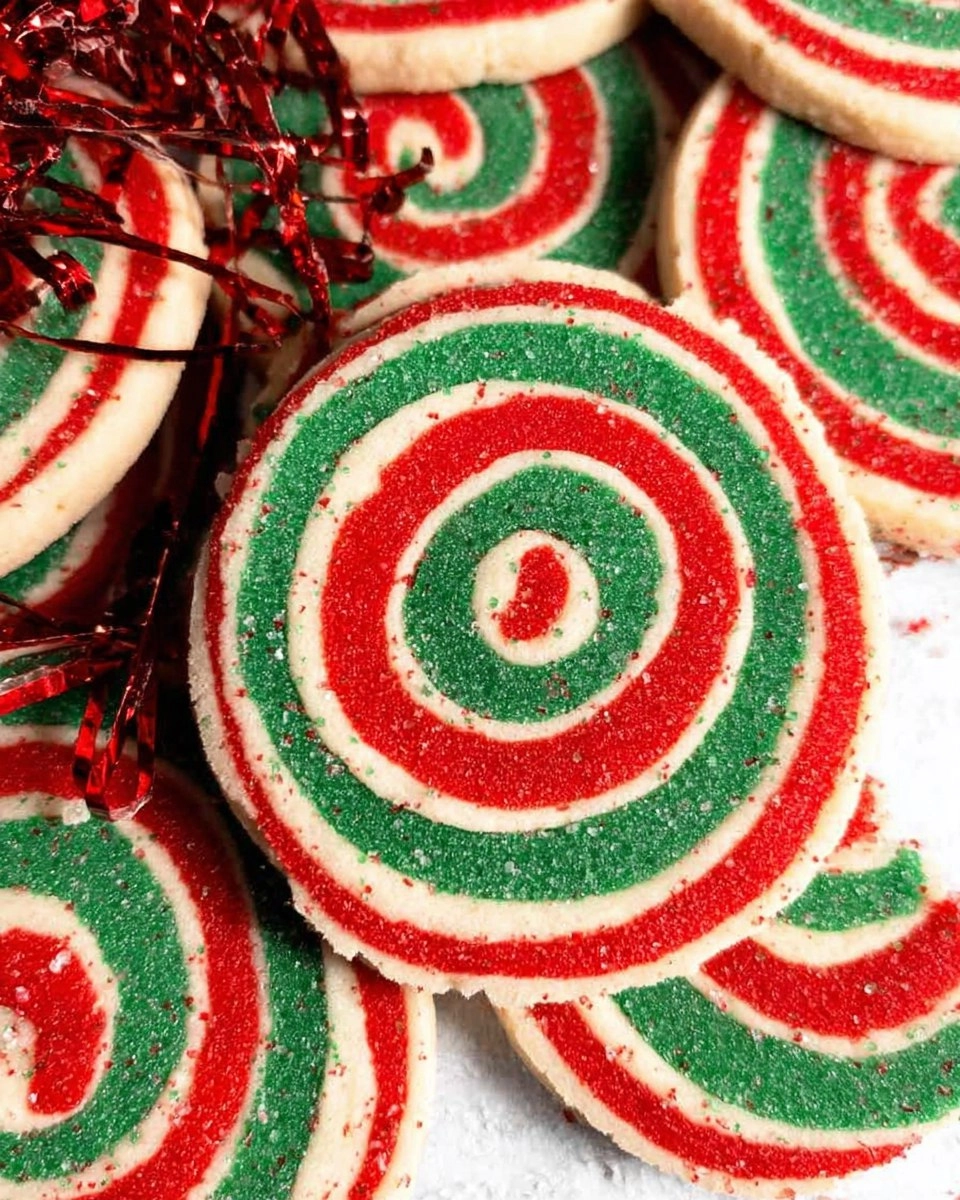 Peppermint Pinwheel Cookies