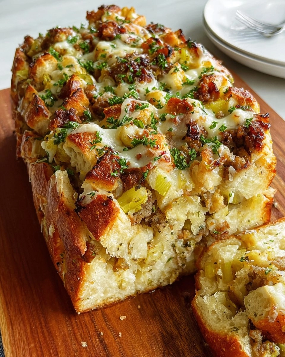 Pull-Apart Stuffing Bread