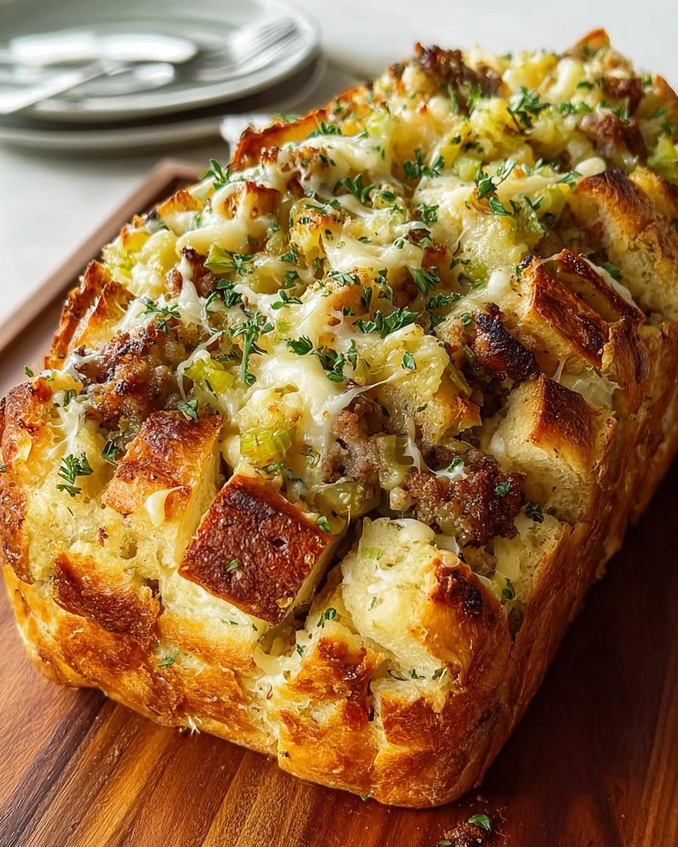 Pull-Apart Stuffing Bread