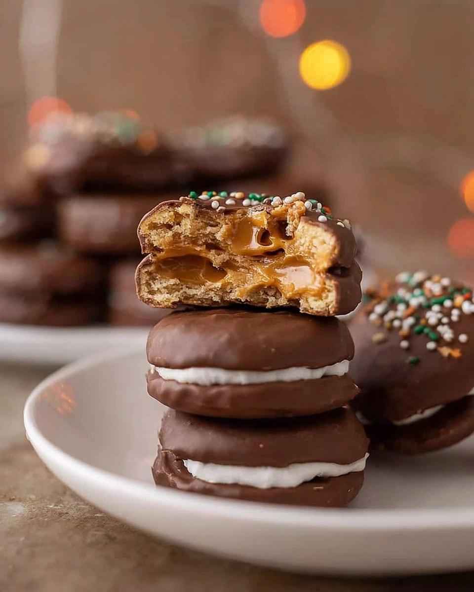 Ritz Peanut Butter Cookies (Easy No-Bake Chocolate Sandwiches)