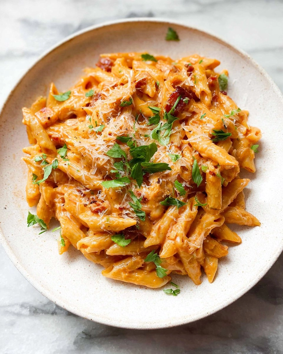 Spicy Bacon Tomato Pasta