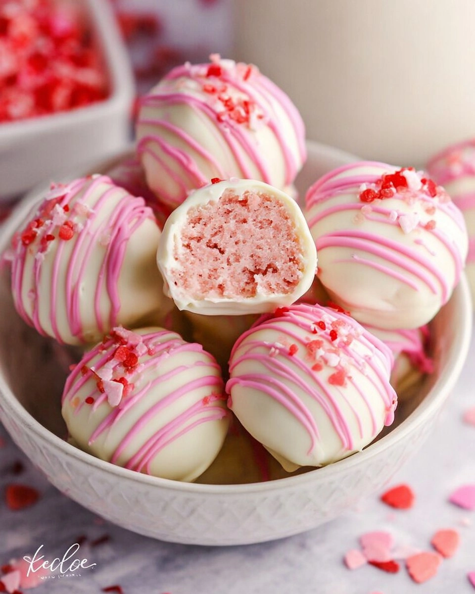 Strawberry Cake Truffles 105 Strawberry Cake Truffles