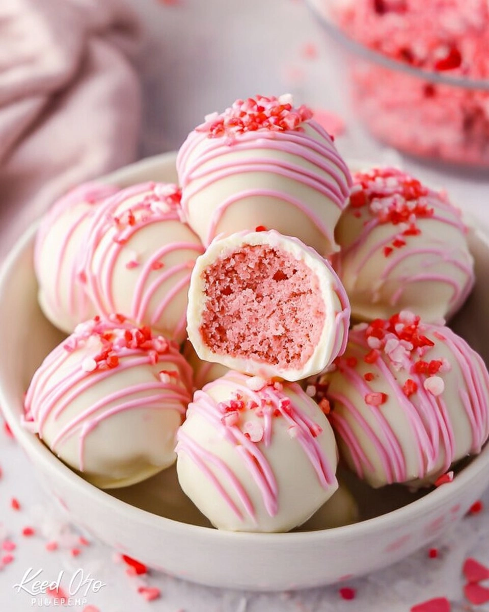 Strawberry Cake Truffles 106 Strawberry Cake Truffles
