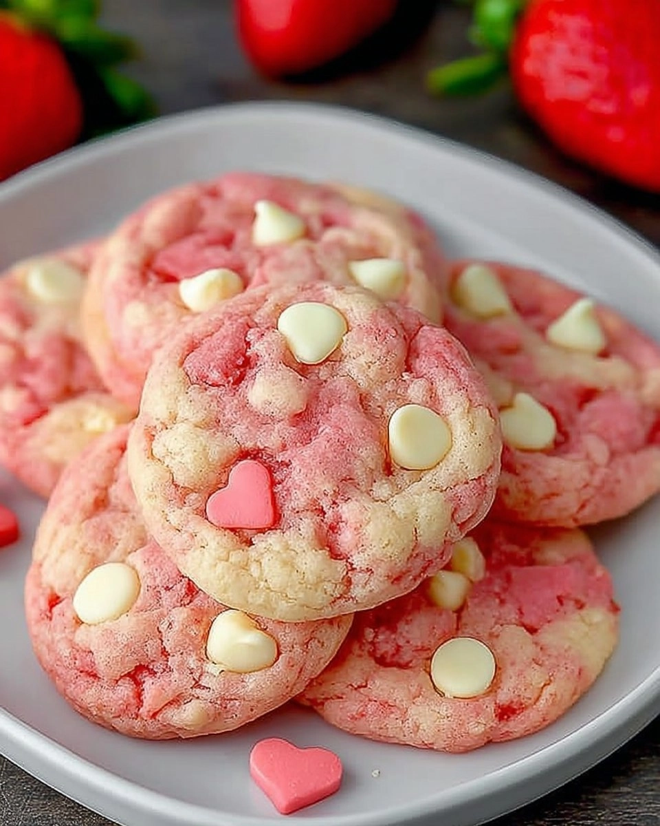 Strawberry White Chocolate Chip Cookies- Perfect for Valentine’s Day! 105 Strawberry White Chocolate Chip Cookies- Perfect for Valentine’s Day!