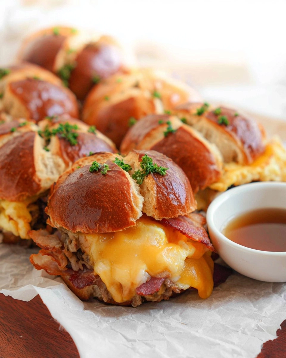 Valentine Breakfast Sliders