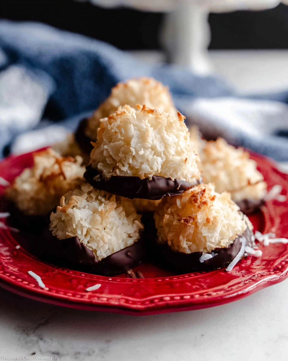 Valentine Coconut Macaroons