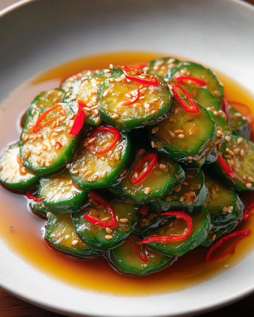 Valentine Easy Spicy Cucumber Salad (Din Tai Fung Copycat)