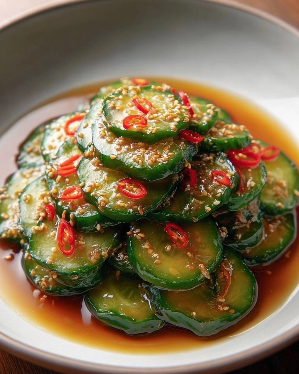 Valentine Easy Spicy Cucumber Salad (Din Tai Fung Copycat)