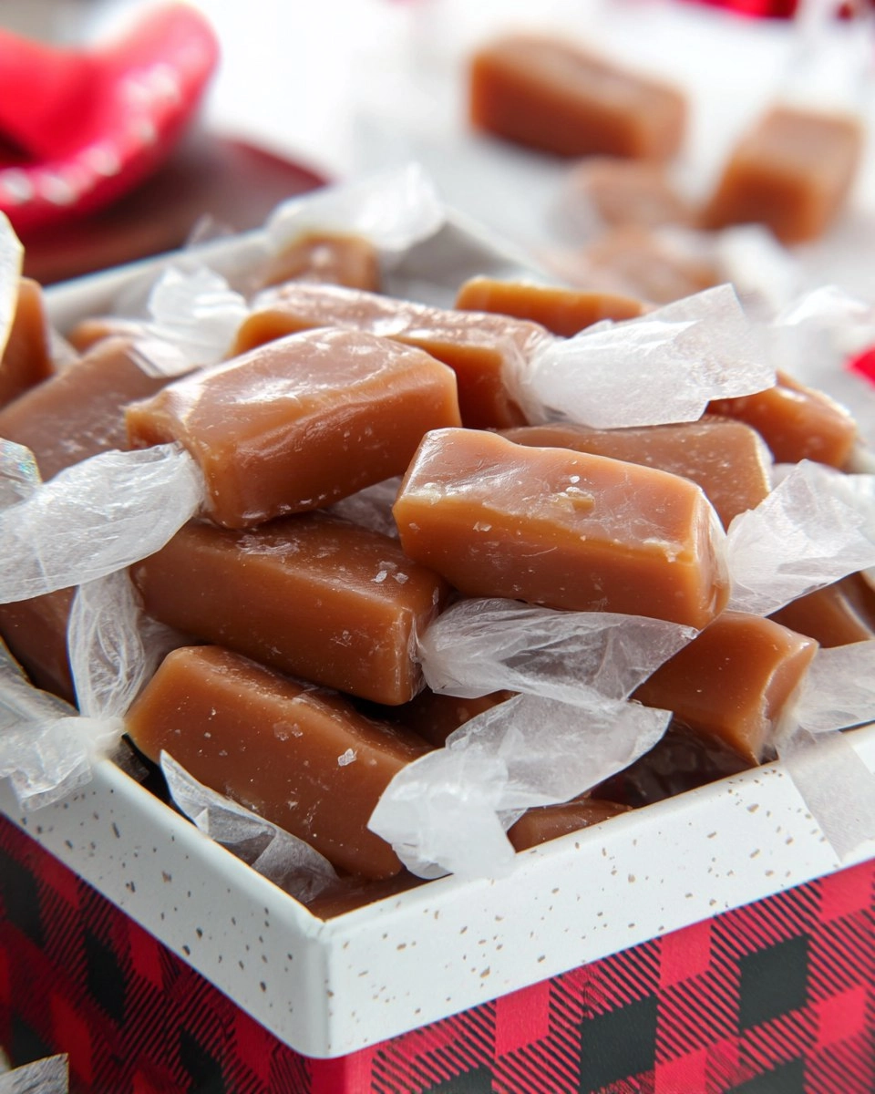 Valentine Homemade Caramels