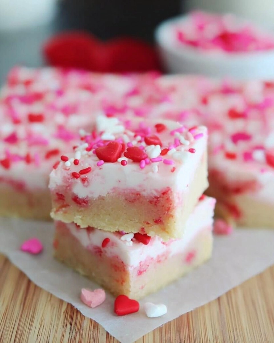 Valentine Sugar Cookie Bars