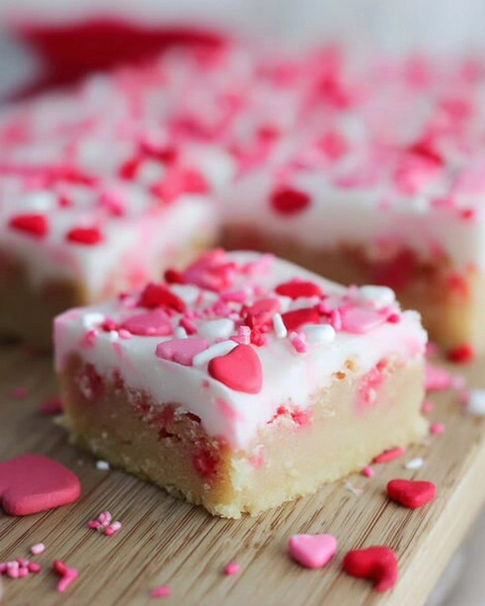 Valentine Sugar Cookie Bars